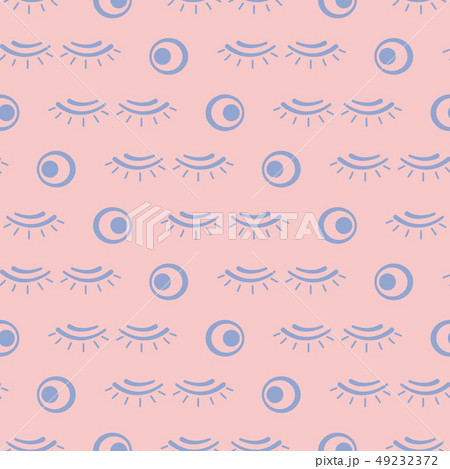 Vector seamless pattern with eyelashes Makeup Vector seamless pattern with eyelashes Makeup 49232372