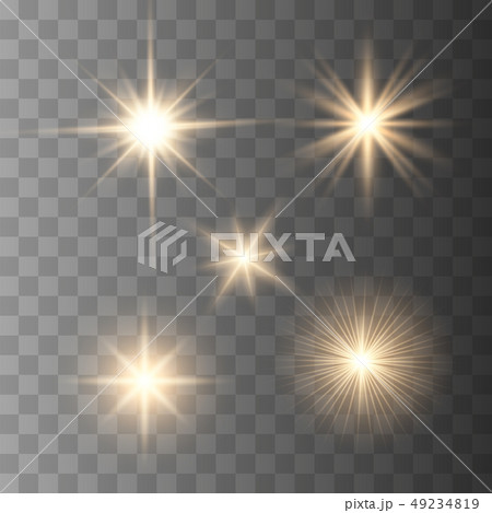 Gold glowing light set  49234819