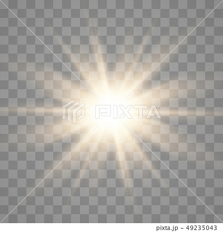 Glowing light burst explosion 49235043
