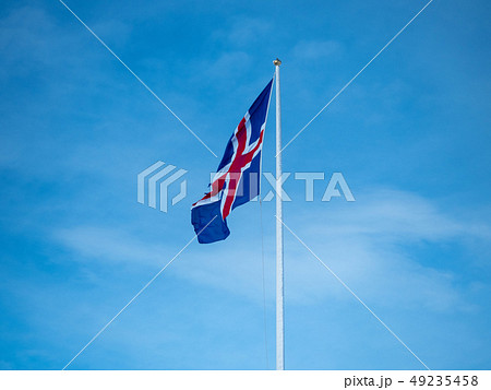 アイスランド国旗 49235458