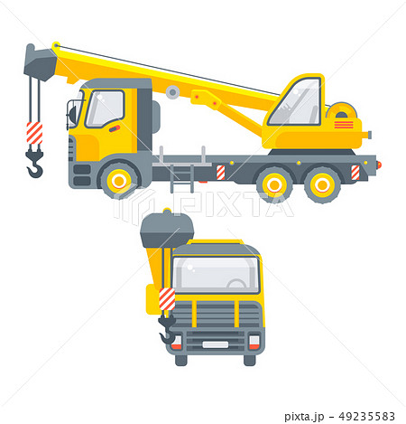 trucks with crane for building material 49235583