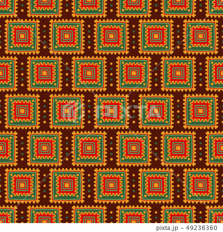 Ethnic seamless pattern. Tribal line print in african, mexican, american, indian style. Geometric 49236360