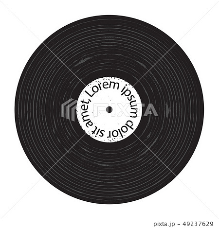 Vinyl Grunge Plate Vinyl Grunge Plate 49237629
