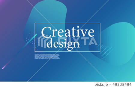 Fluid shapes composition. Wavy cover design. Fluid shapes composition. Wavy cover design. 49238494