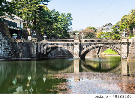 皇居 正門石橋 皇居 正門石橋 49238536
