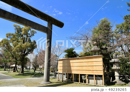 濃飛護國神社の鳥居(岐阜県) 濃飛護國神社の鳥居(岐阜県) 49239265