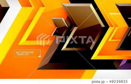 Arrow geometrical abstract background, directional wallpaper concept 49239835