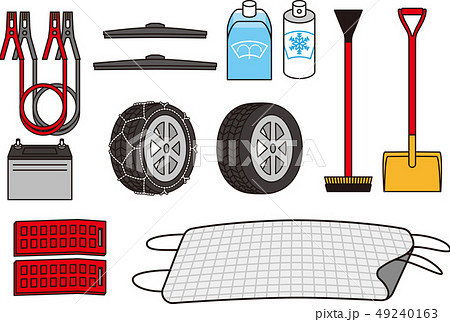 自動車の冬対策備品 49240163