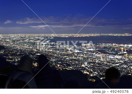 掬星台から見た神戸の夜景（兵庫県神戸市） 49240376
