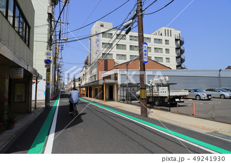島根県松江市白潟本町の大橋通りから北側の大橋南詰方面を見る 49241930