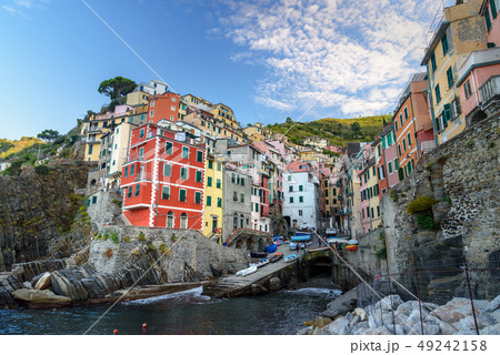 View of Riomaggiore, Cinque Terre. Italy 49242158