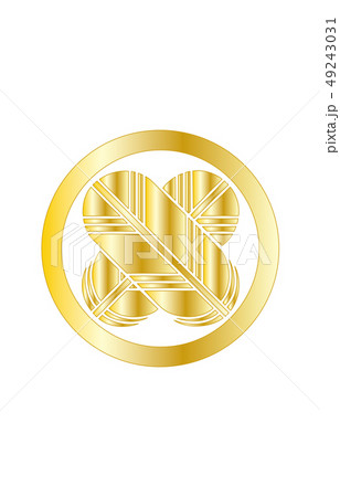 武将家紋金グラデーション浅野幸長 武将家紋金グラデーション浅野幸長 49243031
