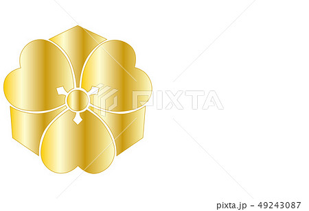 武将家紋金グラデーション宇喜多秀家 武将家紋金グラデーション宇喜多秀家 49243087