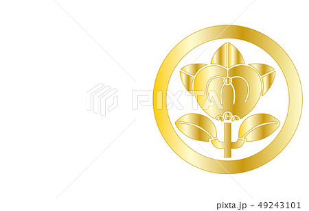 武将家紋金グラデーション井伊直政 49243101
