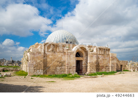 Umayyad Palace at  Citadel Hill of Amman, Jordan 49244663