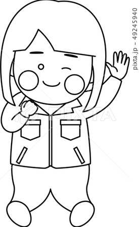 女性作業服ジャンプ 49245940