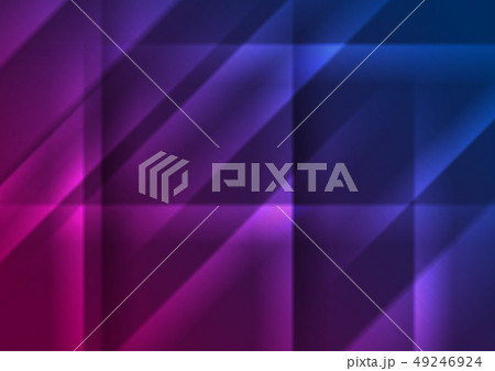 Blue purple glowing smooth stripes abstract 49246924