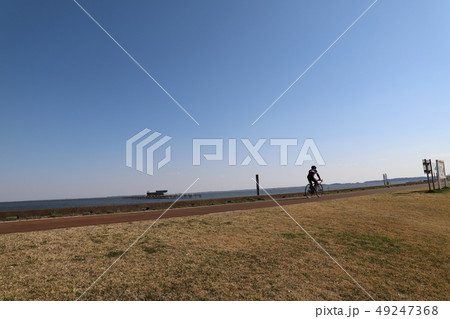 つくば霞ヶ浦りんりんロード、かすみがうら市風景 49247368