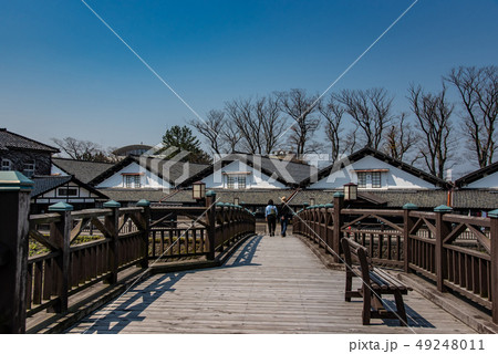 山形県　酒田市　山居倉庫　山居橋 49248011