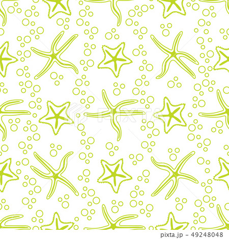 Vector seamless pattern with starfish Vector seamless pattern with starfish 49248048