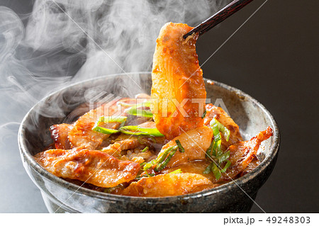 豚とろ照り焼き丼 49248303