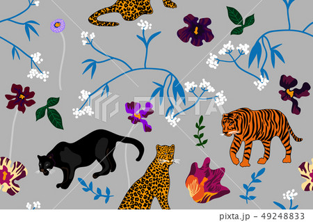 Spring garden motifs. 49248833