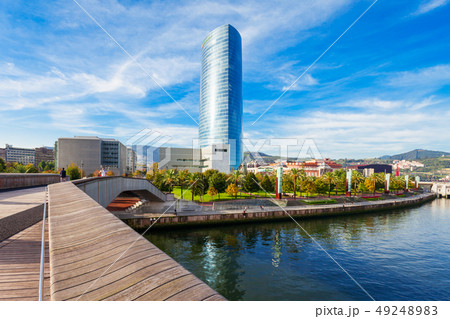 Nervion River embankment in Bilbao 49248983