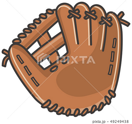 野球のグローブのイメージイラストのイラスト素材