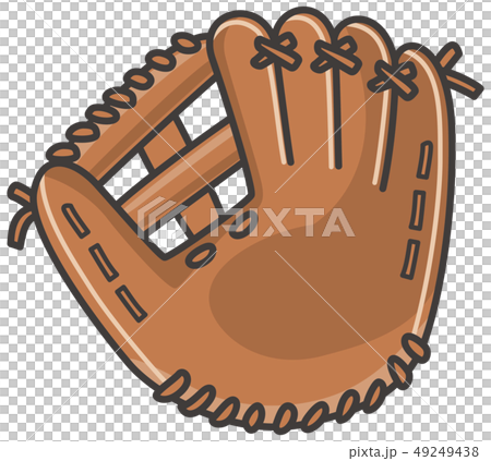 野球のグローブのイメージイラストのイラスト素材