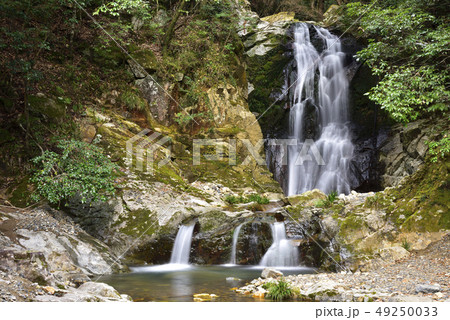 琴引の滝　雄滝　雌滝（岡山県美作市） 49250033