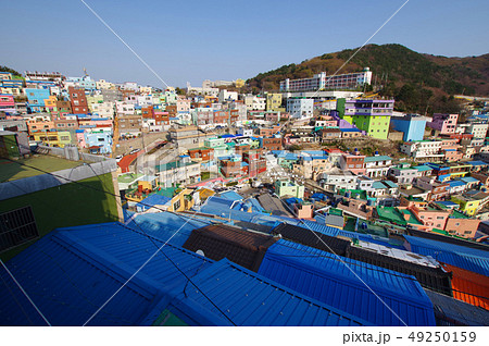 鮮やかな建物が並ぶ甘川文化村 49250159