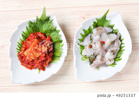 居酒屋つまみ(たこわさとチャンジャー) 居酒屋つまみ(たこわさとチャンジャー) 49251337