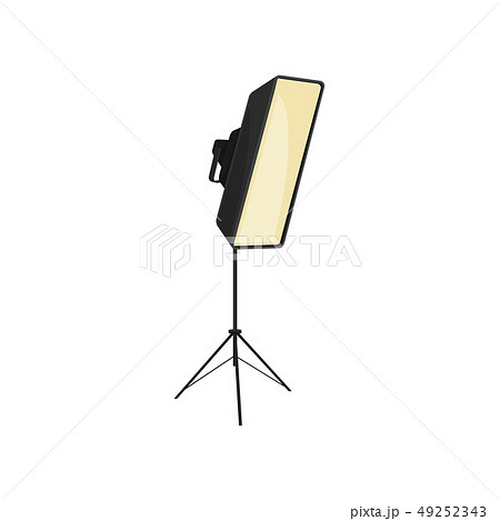 Spotlight on white background. Searchlight concept. Vector illustration. 49252343