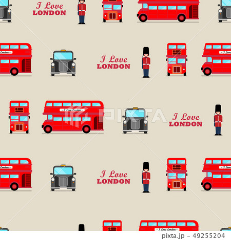 London iconic symbols seamless pattern London iconic symbols seamless pattern 49255204