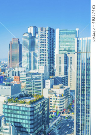 大阪　キタ　堂島　都市景観　 49257435
