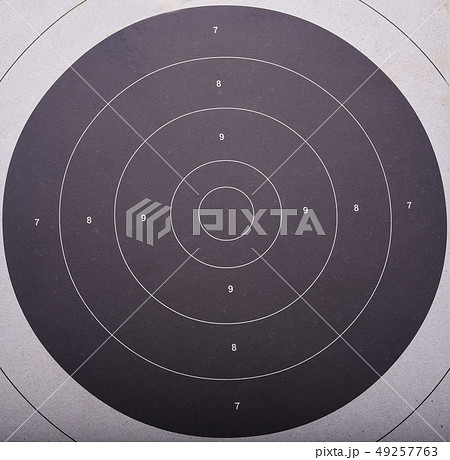 Blank shooting target 49257763