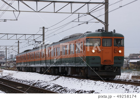 雪の高崎地区115系電車(最末期) 雪の高崎地区115系電車(最末期) 49258174