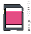 SDカード模様線(ピンク) 49258424