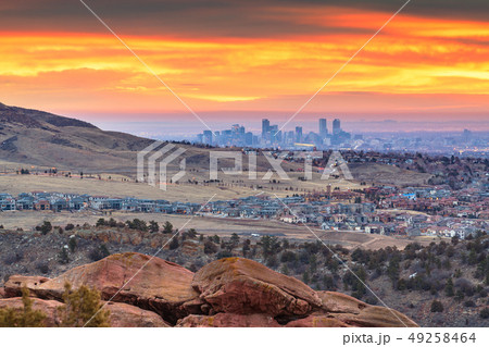 Downtown Denver, Colorado, USA From Red Rocks Downtown Denver, Colorado, USA From Red Rocks 49258464