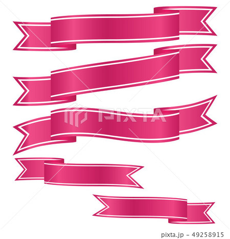 Download Pink Ribbon Flag Royalty-Free Stock Illustration Image