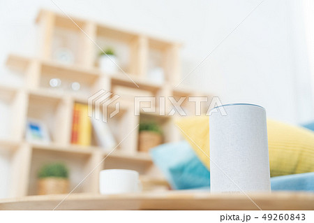 スマートスピーカー　AIスピーカー　音声認識 49260843