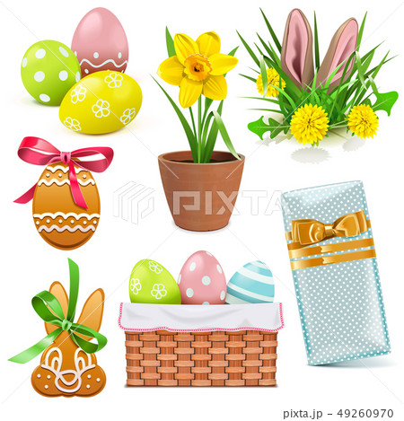Vector Easter Icons 49260970