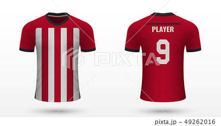 Realistic soccer shirt 49262016