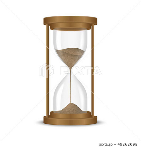 Sand hourglass clock 49262098