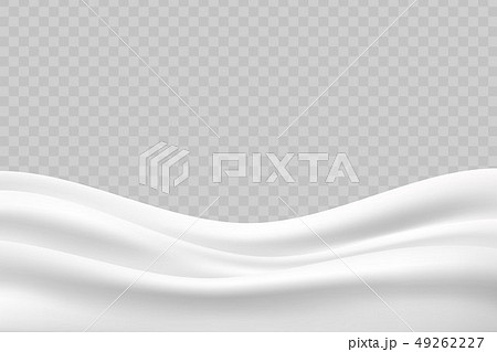 Wavy milk background 49262227