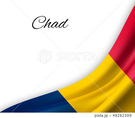 waving flag on white background. 49262309