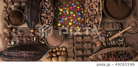 Set of Chocolate candies collection 49265599