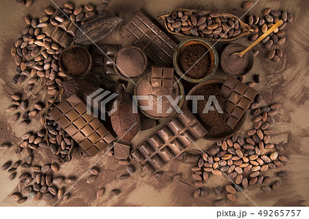 Collection chocolate, Cocoa pod, candy sweet, Collection chocolate, Cocoa pod, candy sweet, 49265757