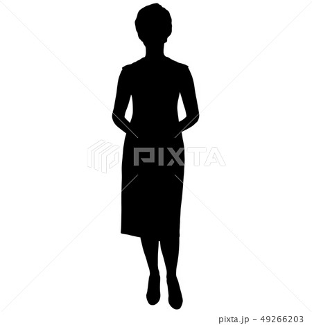 woman in long dress and shoes is standing woman in long dress and shoes is standing 49266203