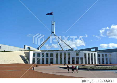 オーストラリアの国会議事堂の写真素材